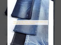 TWILL Style High Stretch Dark Blue Denim Stoff 11.2oz JSD3039 für langlebige Kleidung
