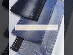 168-170 CM Breite Hochdehnbarer Dunkelblauer Denim-Stoff 8.7oz JSD3208 Mittlere Dicke