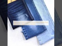 Garnfeinheit 7x10/70 gewebter Stretch-Schwergewicht-Dunkelblauer Denim-Stoff 12,5 oz JSD3242
