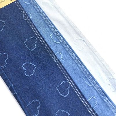 kaufen Herz gedruckt Jacquard Denim Stoff nicht elastisch Denim 10,6 oz für einzigartige Jeans Kleidung JSD3077-01 online manufacture
