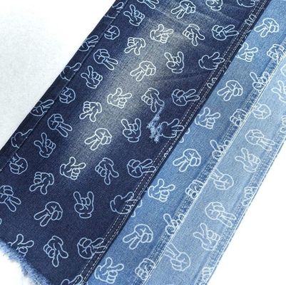 kaufen Finger Design Druckgewebe Jacquard Nicht elastischer Denim 9,6oz 170-180CM DARK BLAU online manufacture