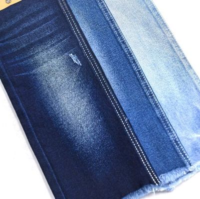 kaufen 12.5OZ Schwergewicht Spandex Stretch Baumwolle Polyester Denim Stoff DUNKELBLAU JSD3242 Stil TWILL online manufacture