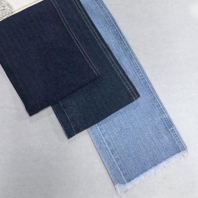 kaufen 10oz Dunkelblauer Fischgrät-Jacquard-Denim-Stoff, Stretchfrei für Jeans oder Mantel, auf Lager Online-Herstellung