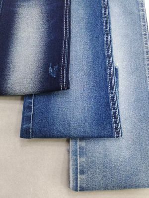 kaufen Schwach dehnbarer Baumwoll-Polyester-Dunkel-Indigo-Denim-Stoff JSD3037 9.6OZ online manufacture
