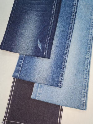 kaufen High Stretch 55%Baumwolle Denim Stoff DARK INDIGO TWILL Stil JSD3320-2 für Mode Jeans Großhandel online manufacture