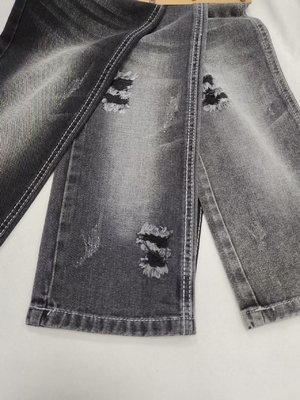 kaufen TWILL-Denimstoff, nicht dehnbar, 9,4 oz, SCHWARZ/SCHWARZ, mit 10*10-Konstruktion für Jeans online manufacture