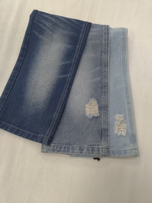kaufen 10,7oz Atmungsaktiver Baumwoll-Viskose-Polyester Dunkelindigo 180cm Nicht-Stretch-Denim-Stoff 10x7 JSD3075-1 online manufacture