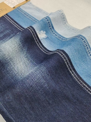 kaufen 85 % Baumwolle 15 % Polyester, nicht dehnbarer Denim-Stoff, 8,3 oz, Dunkelindigo JSD3104-1 online manufacture