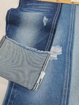 kaufen Faltenbeständig 10,7oz Twill Denim Stoff 80% Baumwolle Dunkler Indigo Für Jeans online manufacture