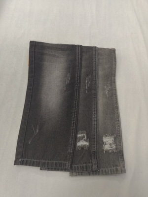 kaufen 70% Baumwolle 23% Rayon 7% Polyester Denim Stoff 9,3 Unzen Schwarz Weiß online manufacture
