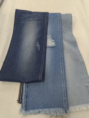 kaufen 90% Baumwolle 10% Polyester Gewichtsgewicht Denim Stoff 11oz Dunkelindigo online manufacture