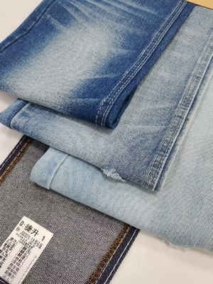 kaufen Gute Qualität 85% Baumwolle Gewebe Twill Stil dunkel indigo Denim Stoff für denim Jeans JSD3075-1 online manufacture