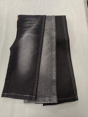 kaufen 11.8oz Exzellenter Stretch BLACK/BLACK 7*10/105 Left Twill Denim Stoff JSD3252AL für hohe Qualität online manufacture