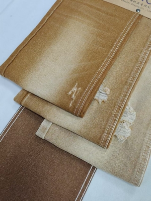 kaufen KHAKI-farbener Denim-Stoff im Right-Twill-Stil, gewebt mit 10*7-Konstruktion JSD3022K für Boyfriend-Jeans, Damenhosen online manufacture