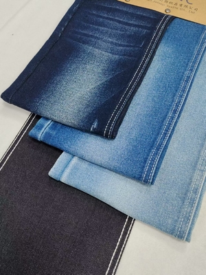kaufen 4-Wege-Stretch 11,6oz schweres Gewicht 74% Baumwolle Denim Stoff hohe Qualität JSD3035 für Casual Kleidung Jeans Großhandel online manufacture