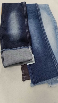 kaufen 98%Baumwolle 2% Spandex 10oz DARK INDIGO 7+7x10/20 Elastischer Denim Stoff JSD3207 für Jeans online manufacture