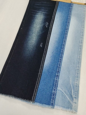 kaufen Blau Grau hochwertige Baumwolle Polyester Stretch Twill Style Denim Stoff 10*21/40+70 Konstruktion JSD3110C Für Jeans online manufacture