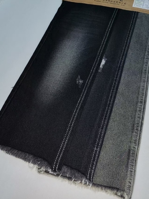 kaufen 11.5OZ Schwarz/Weiß Nicht streckend 65% Baumwolle Denim Stoff mit 7*10 Konstruktion Für Jeans JSD3036B online manufacture