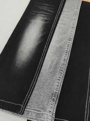 kaufen Twill-Style superweicher 8,4oz SCHWARZ/SCHWARZ Denim-Stoff mit 12*21/70OE Konstruktion für Jeans online manufacture