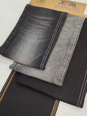 kaufen 11oz Schwergewicht 180cm volle Breite SCHWARZ/SCHWARZ gewebter Denim-Stoff mit hohem Spandex-Anteil JSD3320A für Jeans online manufacture