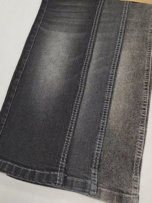 kaufen 7S Schwarz/Weiß 11oz Stil Twill Gewebe Denim Stoff Für Freund Jeans Hosen online manufacture