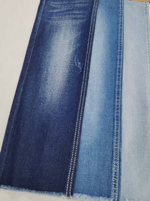 kaufen Niedrig schrumpfender Baumwolle Polyester Stretch Denim Stoff Twill Stil 12S JSD3278 Für Dame Jeans online manufacture