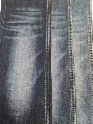 kaufen 75% Baumwolle, hochdehnbares, vertikales Denim-Gewebe im Bambusgarn-Stil mit 8+8*12 Konstruktion JSD3294G für Jeans online manufacture