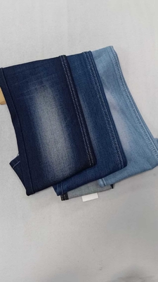 kaufen 12.5oz Dunkelblau mit voller Breite 168-170cm Leicht dehnbar elastisch sowohl auf Waft als auch auf Warp Denim Stoff JSD3438-2 für Modehose online manufacture