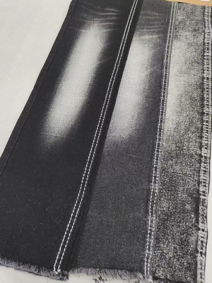 kaufen Guter Preis SCHWARZ/SCHWARZ Twill-Stil 9,7oz 68% Baumwoll-Denim-Gewebe mit 10*21/70 Konstruktion JSD3264A für Jeans online manufacture