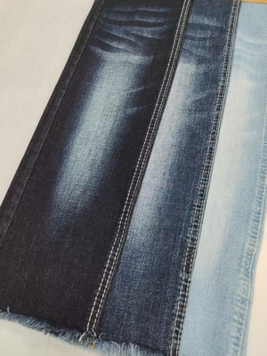 kaufen Siro-Garn Cross-Slub BLAU GRAU Farbe 75% Baumwolle Stretch-Denim Stoff mit 180cm voller Breite für Jeans online manufacture