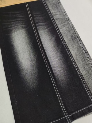 kaufen Hochwertiger Spandex 72% Baumwolle Siro-Garn Cross Slub Denim Stoff, gute Qualität SCHWARZ/SCHWARZ JSD3059A für Damenjeans online manufacture