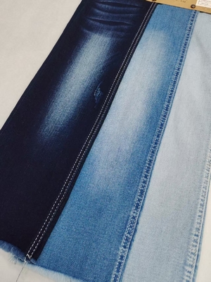 kaufen Dual-Core Siro Yarn Cross Slub  85%Cotton Stretch Denim Fabric 12S For Jeans Or Coat online manufacture