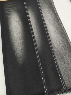kaufen Schwarz/Schwarz 180cm Vollbreite Siro Garne Kreuzstrecke 9,2oz Denim Stoff für Denim Mantel oder Jeans online manufacture