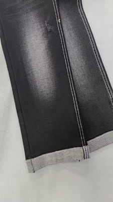 kaufen 75% Baumwolle, schweres 12oz SCHWARZ/WEISS mit voller Breite von 150cm, Konstruktion 16*16/70+10, kein elastischer Denim-Stoff JSD3356B für Herrenjeans online manufacture