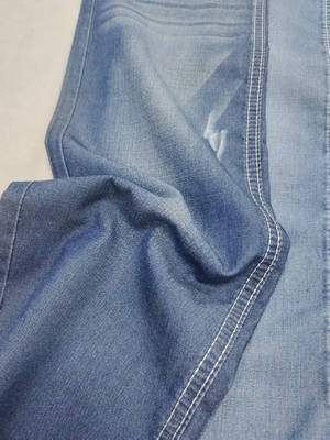 kaufen Dark Blue Twill Style 6oz Light Weight 65%Lyocell 35%Tencel Denim Fabric 150cm Full Width JSD2034 For Summer Jeans online manufacture