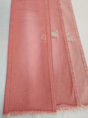 kaufen Fabrikverkäufe Gewebte rosa Farbe Links Twill Stil 10,6oz Denim Stoff Mit 10 * 7 Konstruktion JSD3023P Für Jeans online manufacture