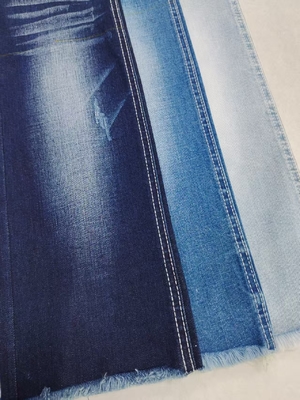 kaufen Dunkler Indigo 70% Baumwolle Stretch Denim Stoff 10oz 170-172cm Für Lady Jeans online manufacture