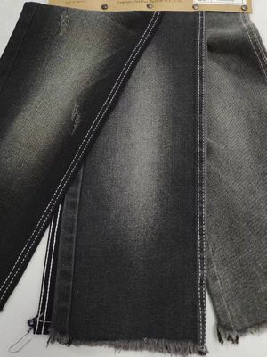 kaufen 11.2oz 60%Cotton Denim Fabric 7S BLACK/BLACK For Youth Denim Pants online manufacture