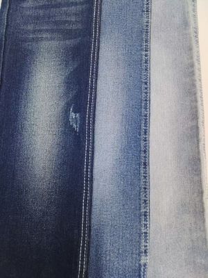kaufen High Stretch Dark Indigo Denim Fabric 12S 9.3oz For Woman Jeans online manufacture