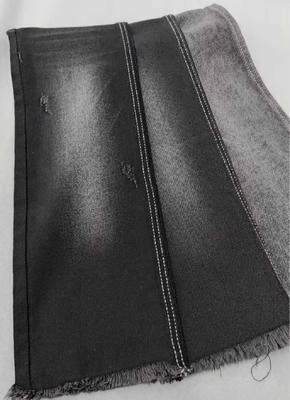 kaufen 10oz Medium elastic Black/Black right twill with full width 180cm construction 8*10/40+75 Denim fabric  JSD3078A for jeans online manufacture