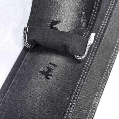Starr schwarz 60% Baumwolle Polyester Denim Stoff 25% Polyester 15% Rayon 12,5 oz