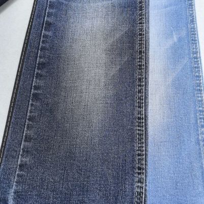 9.2oz mittelschweres 80% Baumwolle 160cm DARK INDIGO hochdehnbarer Denim-Stoff JSD3140 gute Qualität