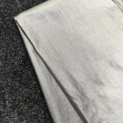 Silberne oder goldene Oberflächenbeschichtung Nylon High Stretch Stoff für Frau