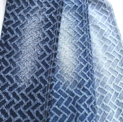 Schwergewicht Links Twill Nicht-Stretch Spezialmuster Denim Stoff 10oz 178-180CM