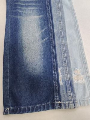 Baumwolle Polyester Rayon Dunkle Indigo Denim Stoff mit 10x10 Konstruktion JSD3086 9.6oz