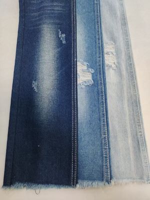 Superweicher, schwerer Baumwoll-Polyester-Denim-Stoff mit 10*7 Konstruktion JSD3116 11.1oz