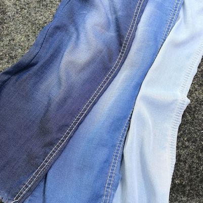 30*32/20 Garnzähler Stretch Lyocell Dunkelblau Plain Denim Stoff 4,8 oz JSD2020 Garn gefärbtes Muster