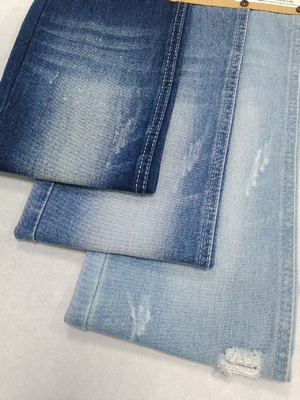 Nicht dehnbarer Baumwoll-Polyester-Denim-Stoff DARK INDIGO JSD3226 für Sommer-Jeans, Bekleidungsstil TWILL