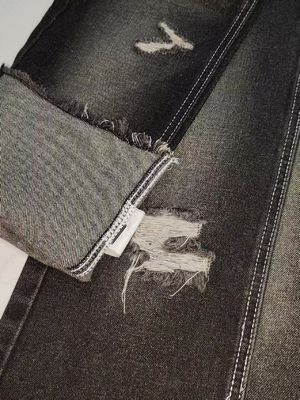 12.2OZ TWILL Style Denim Stoff SCHWARZ/WEISS mit 7*7 Konstruktion Für Herrenjeans