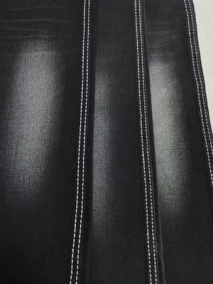 Schwache Dehnung Niedrige Schrumpfung Siro Denim Stoff Schwarz/Schwarz Für Männer Jeans